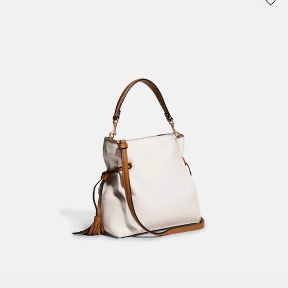Coach Bags Coach Medium Size Crossbody Cream Colored With Camel